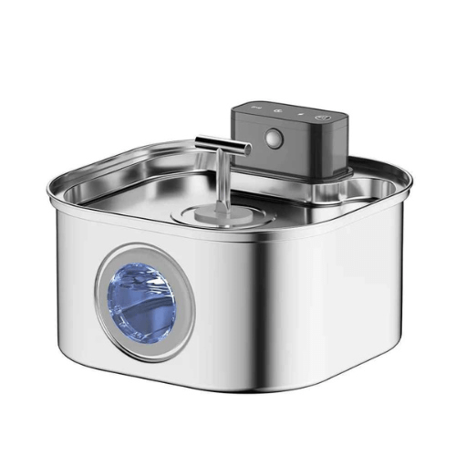 Pawksy™ 3.2L Stainless Wireless Smart Cat Water Fountain