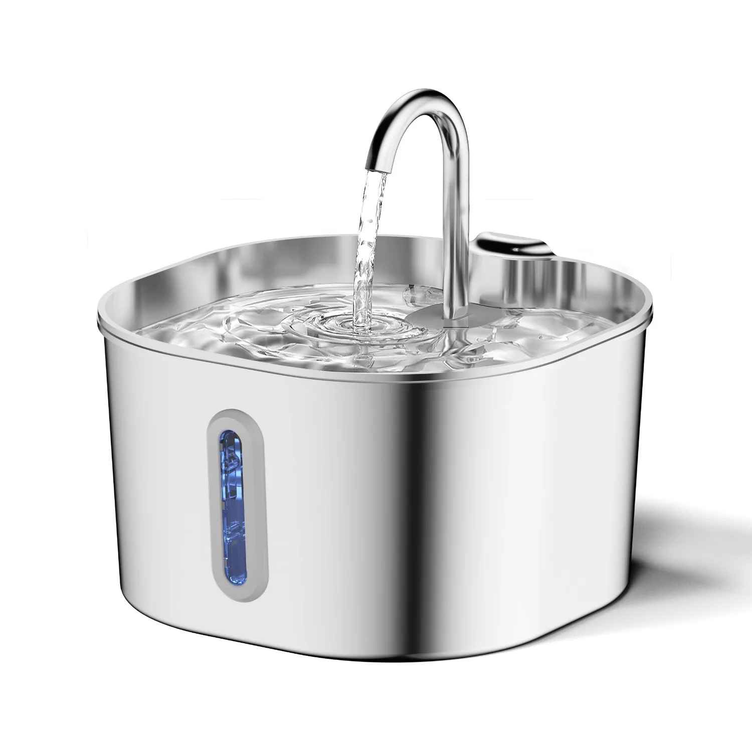The Pawksy™ 2.2L Stainless Steel Water Fountain